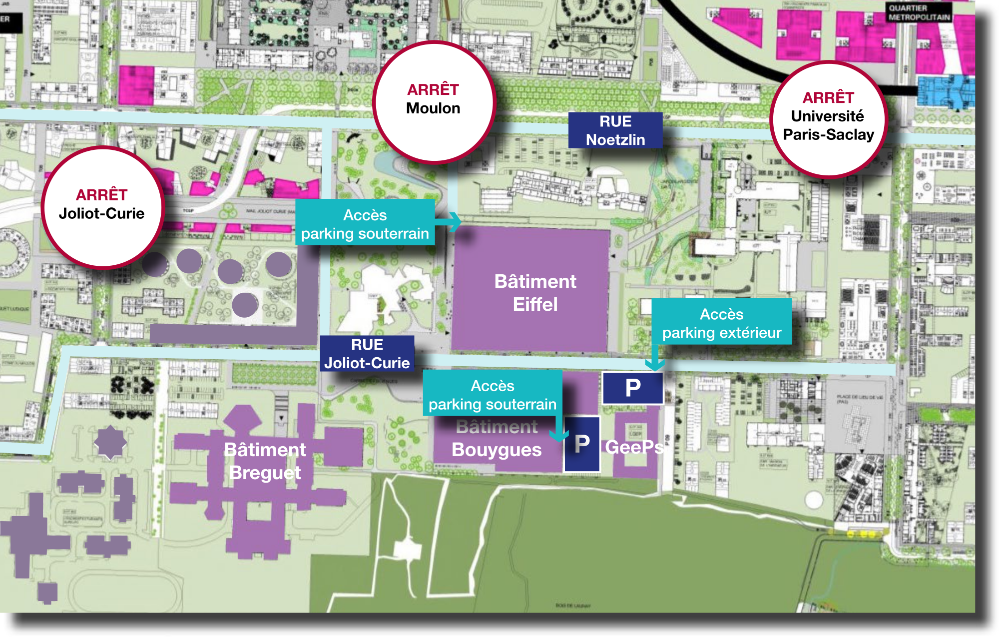 Plan Parking & Campus